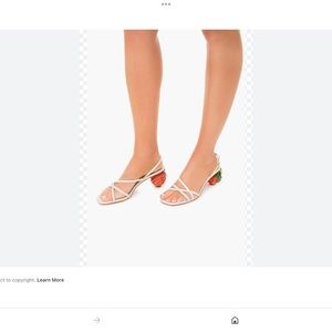 Kate spade blossom braided spherical heel sandal